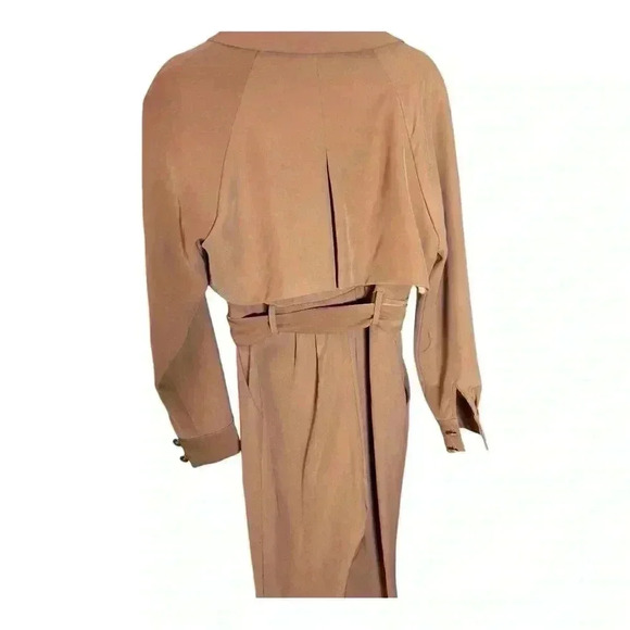 MUKOK STUDIO Belted Utility Jumpsuit Size S women’s pants camel/tan - Picture 10 of 13